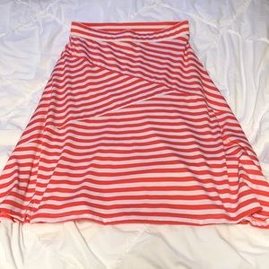 Striped skirt